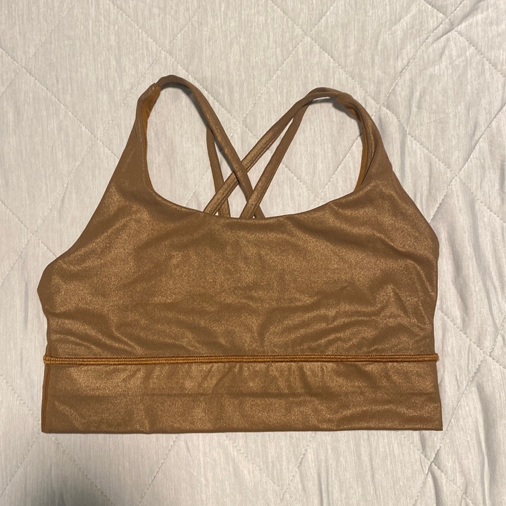 Brown lululemon sports bra